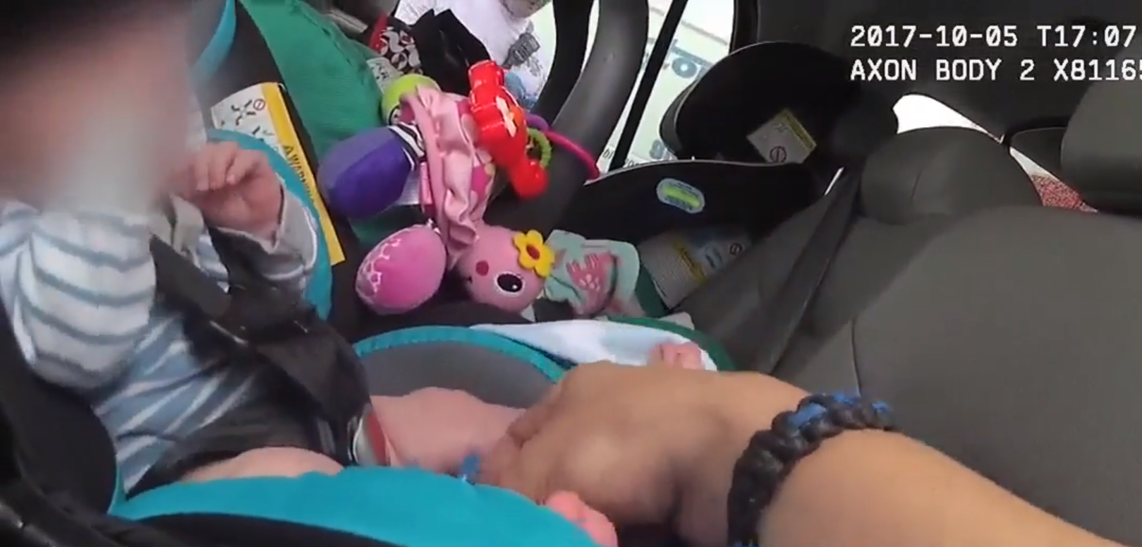 Heartbreaking video shows mothers overdosing with infants in backseat
