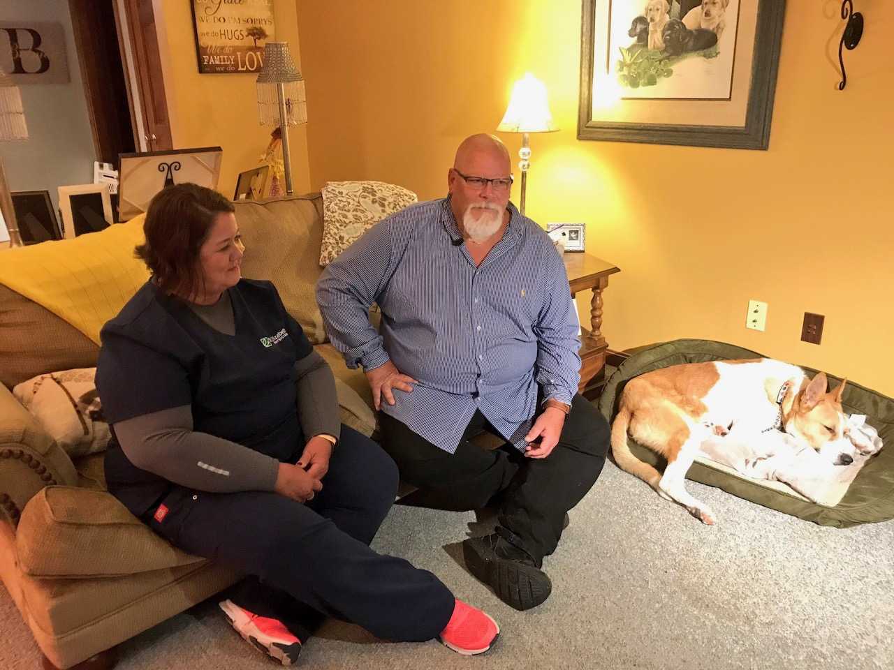 Dog with giant tumor abandoned finds new 'forever home'