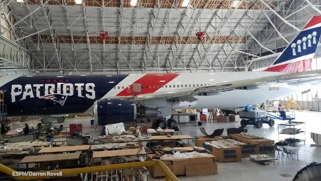 Patriots become first NFL team to buy planes, says ESPN