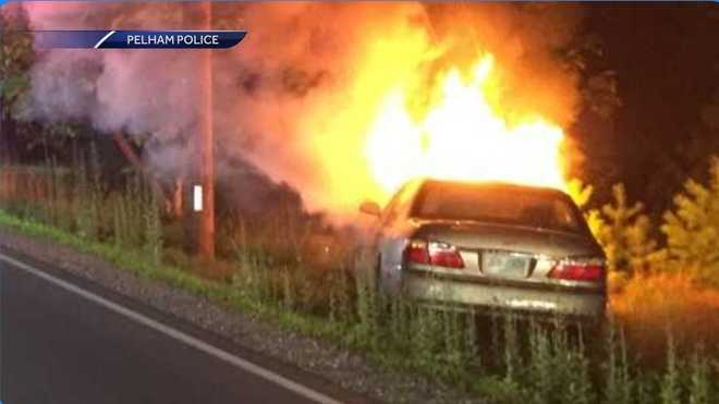 Driver In Fiery Pelham, NH Crash Charged With OUI