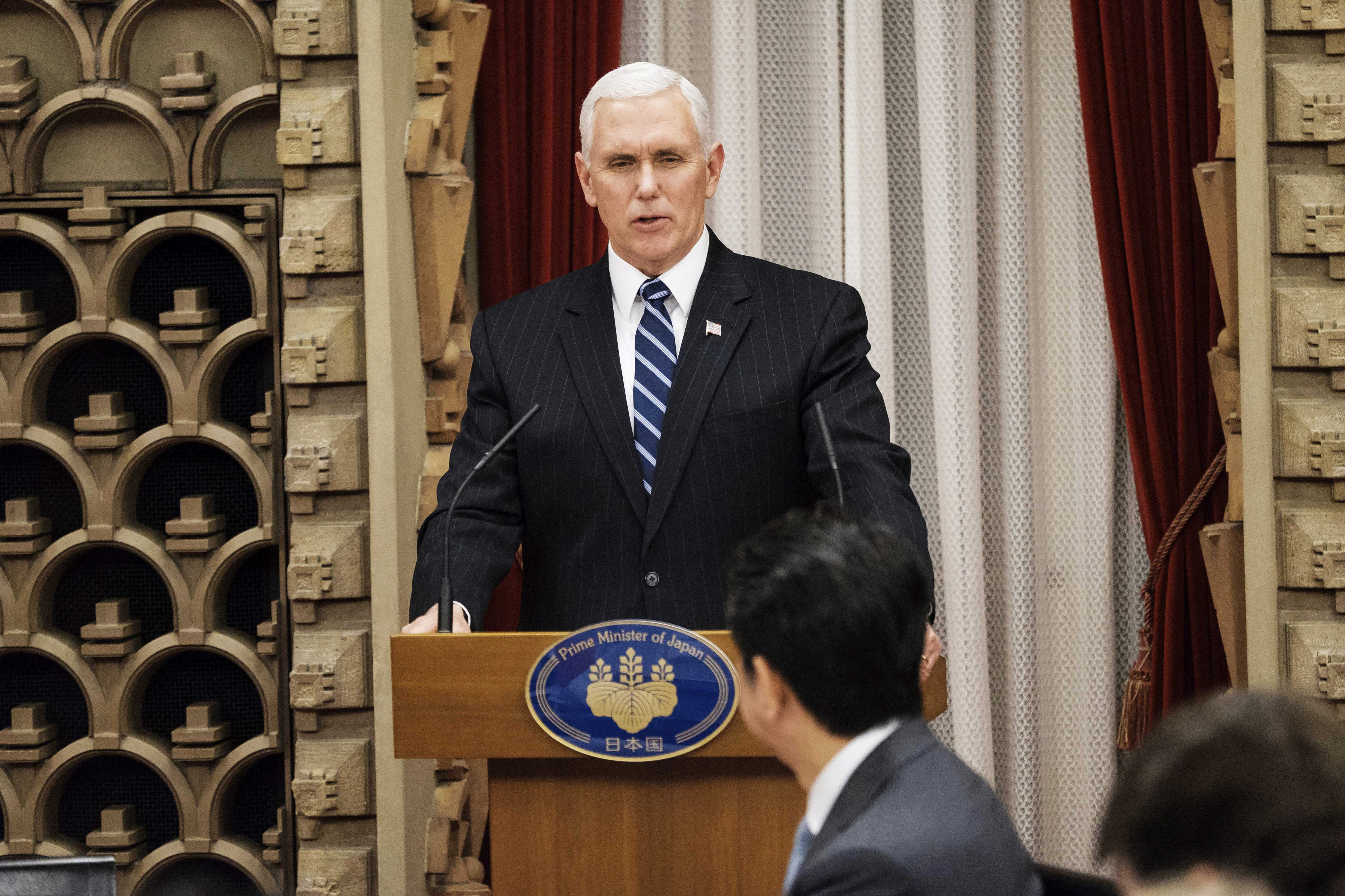 US to impose 'toughest ever' sanctions on North Korea, Pence warns