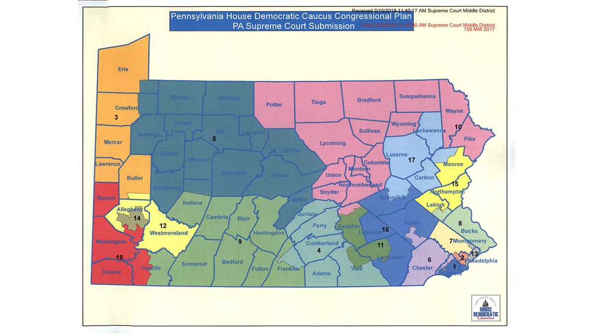 Democrats submit redrawn map of Pa. congressional districts after Wolf rejects GOP version as gerrymandered