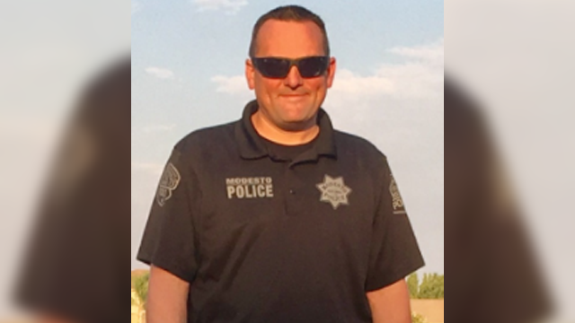 Hundreds mourn fallen Modesto police sergeant