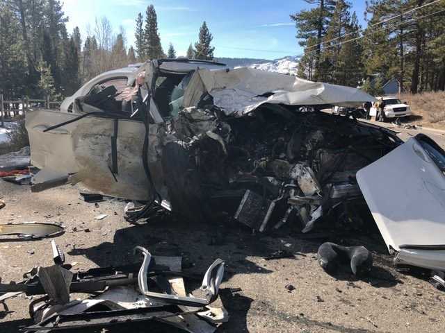 6 injured, 2 airlifted after South Lake Tahoe crash