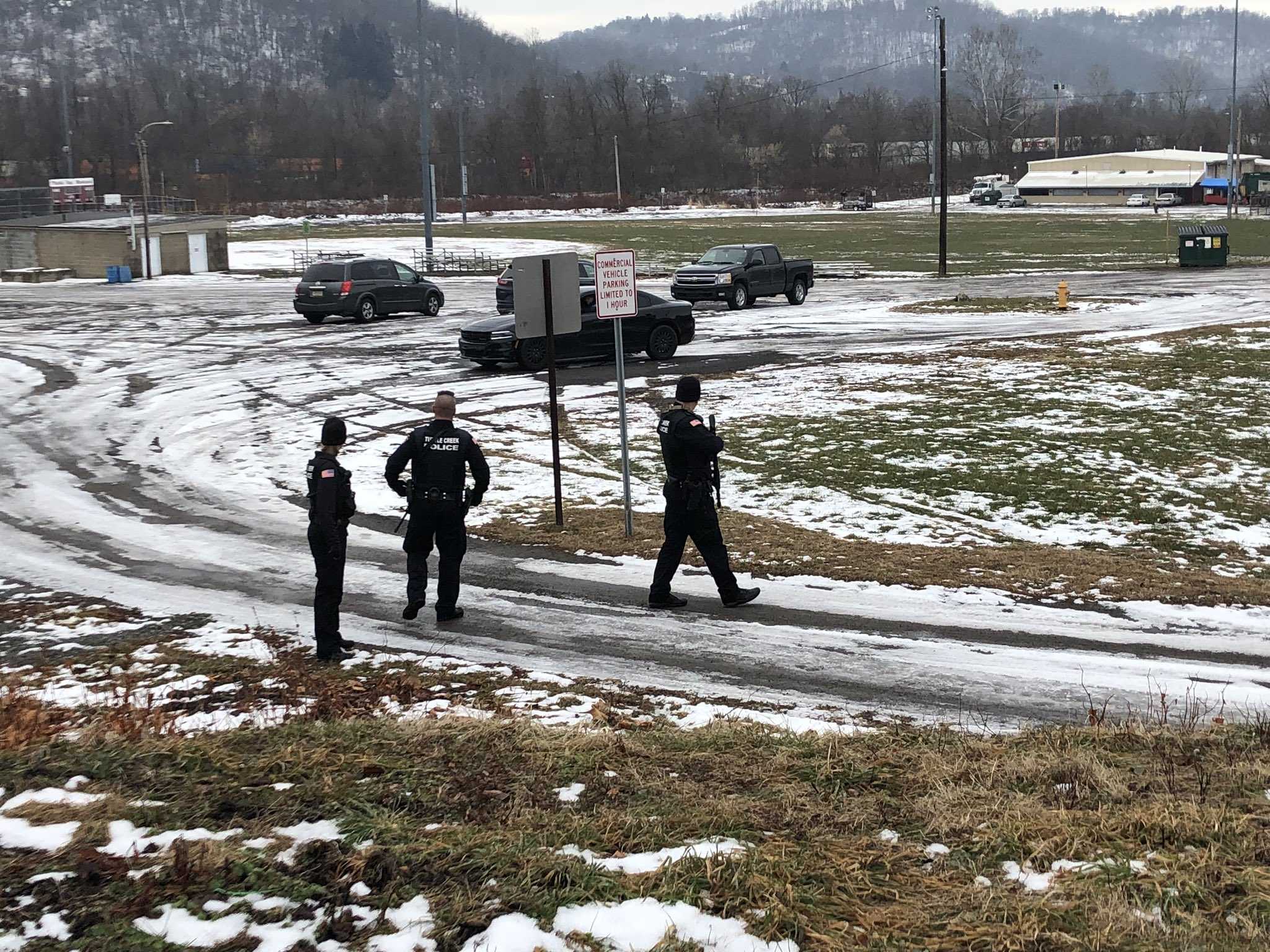 Search for suspects after morning shootout in Pitcairn