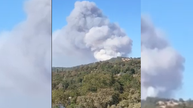 Evacuations ordered for fire burning near HWY 49 in Nevada County