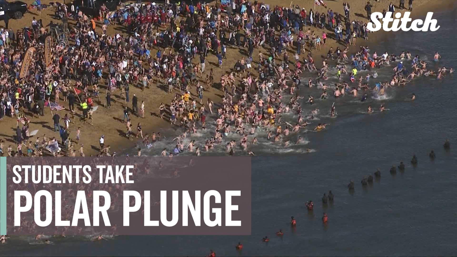 Thousands of children take Polar Plunge for a good cause