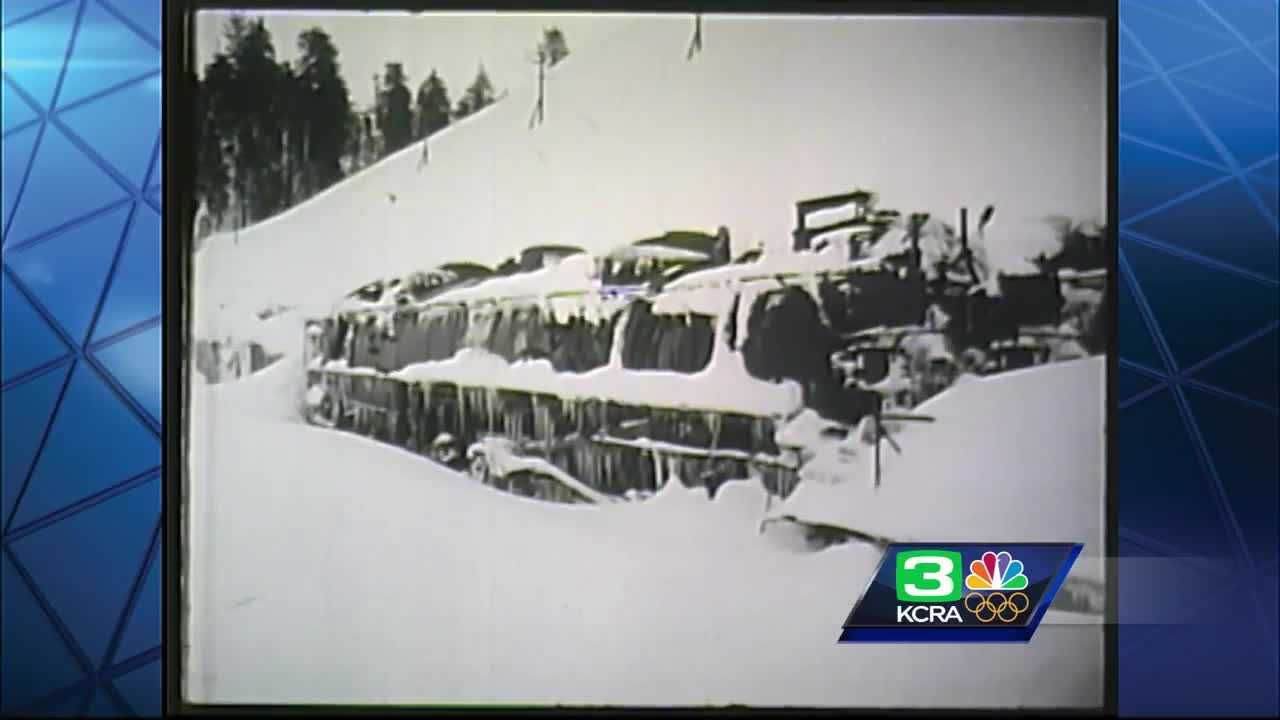 Back to 1952: Train gets stuck in avalanche on Donner Summit