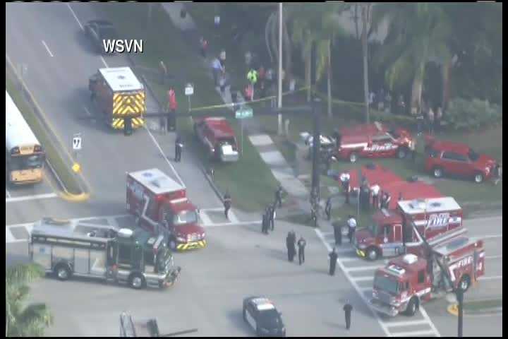 ​'Numerous fatalities' in south Florida high school shooting; suspect now in custody ​