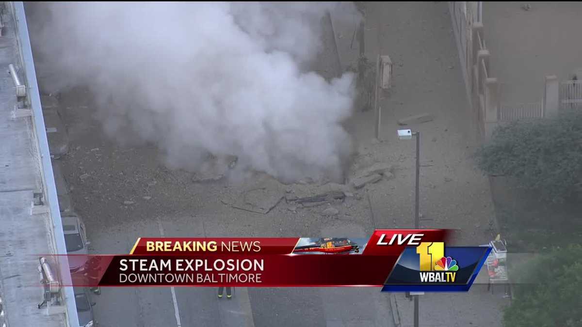 5 injured after underground explosion in downtown Baltimore - WBAL Baltimore
