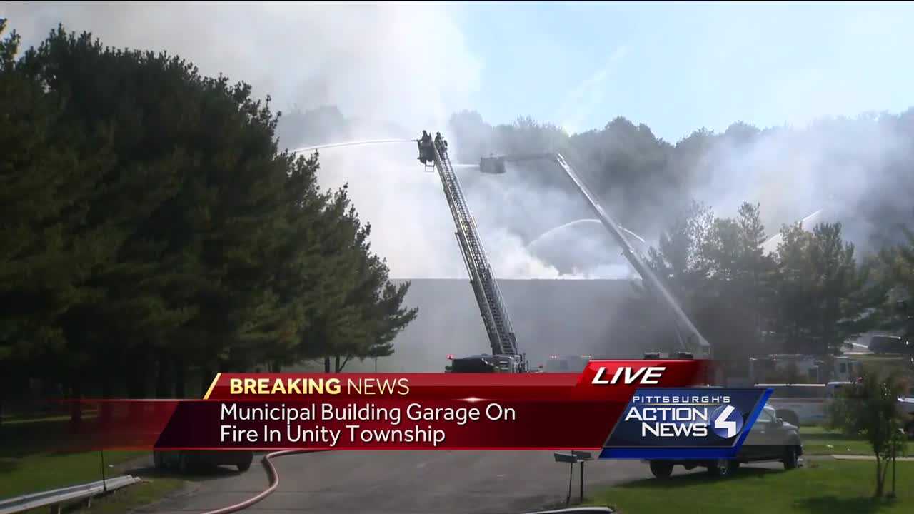 Fire destroys Unity Township municipal garage, along with trucks, tools, other public works equipment