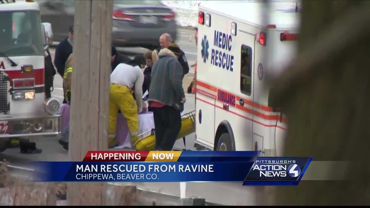70-year-old man rescued from ravine in Beaver Co.