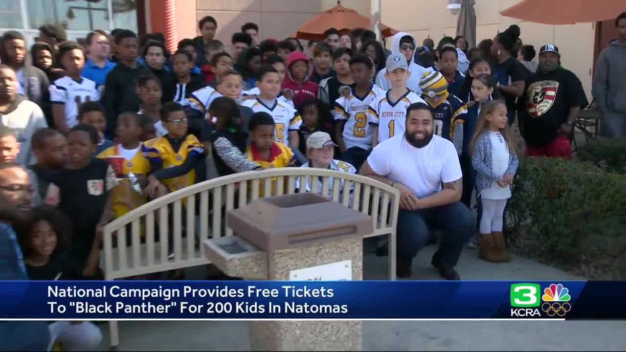 Hundreds of Sacramento kids see ‘Black Panther’ for free