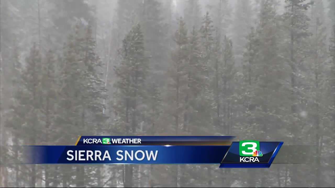 Sierra residents brace for snowy weather