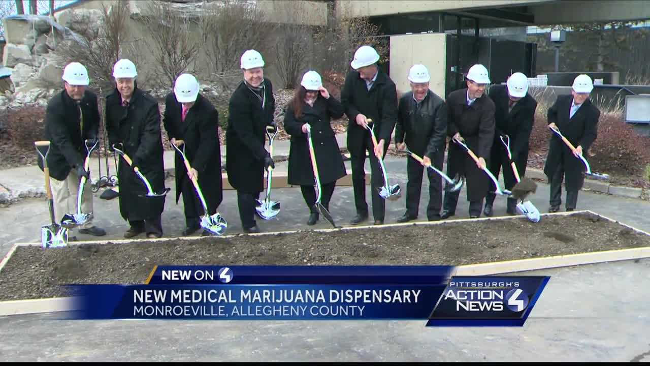 Groundbreaking held for medical marijuana dispensary in Monroeville