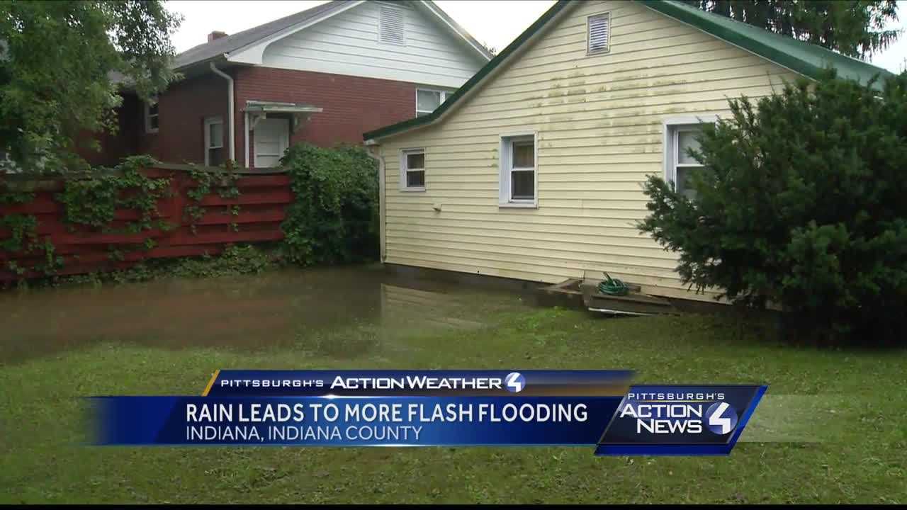 Rain leads to more flash flooding in Indiana County