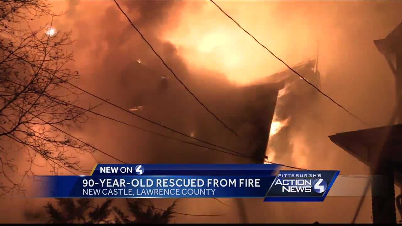 90-year-old man rescued from fire in New Castle