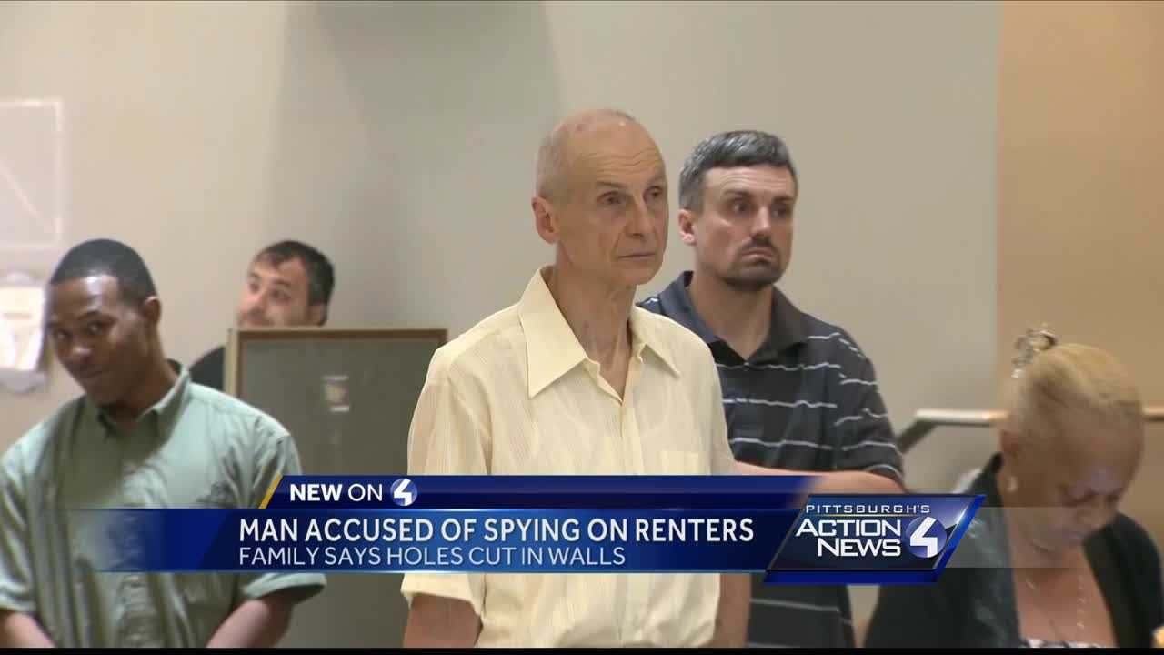 Landlord in court for invading privacy of tenant, accused of creating peep holes