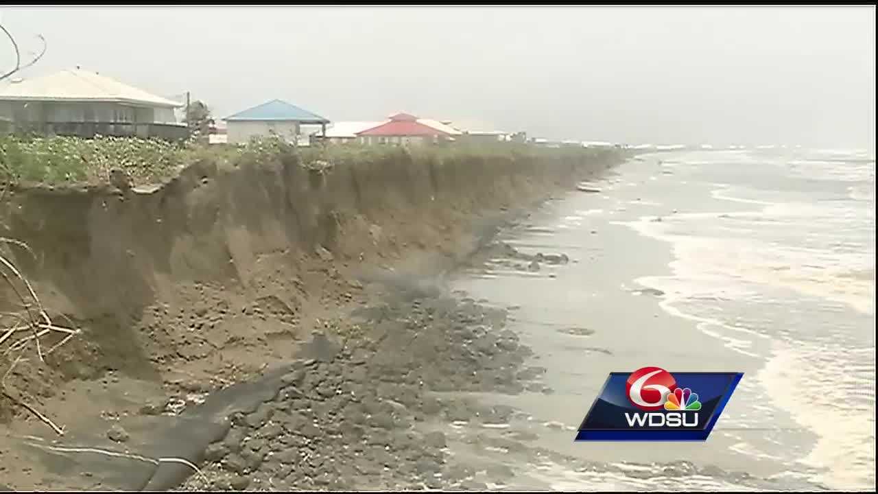 Multimillion dollar levee significantly damaged by Tropical Storm Cindy