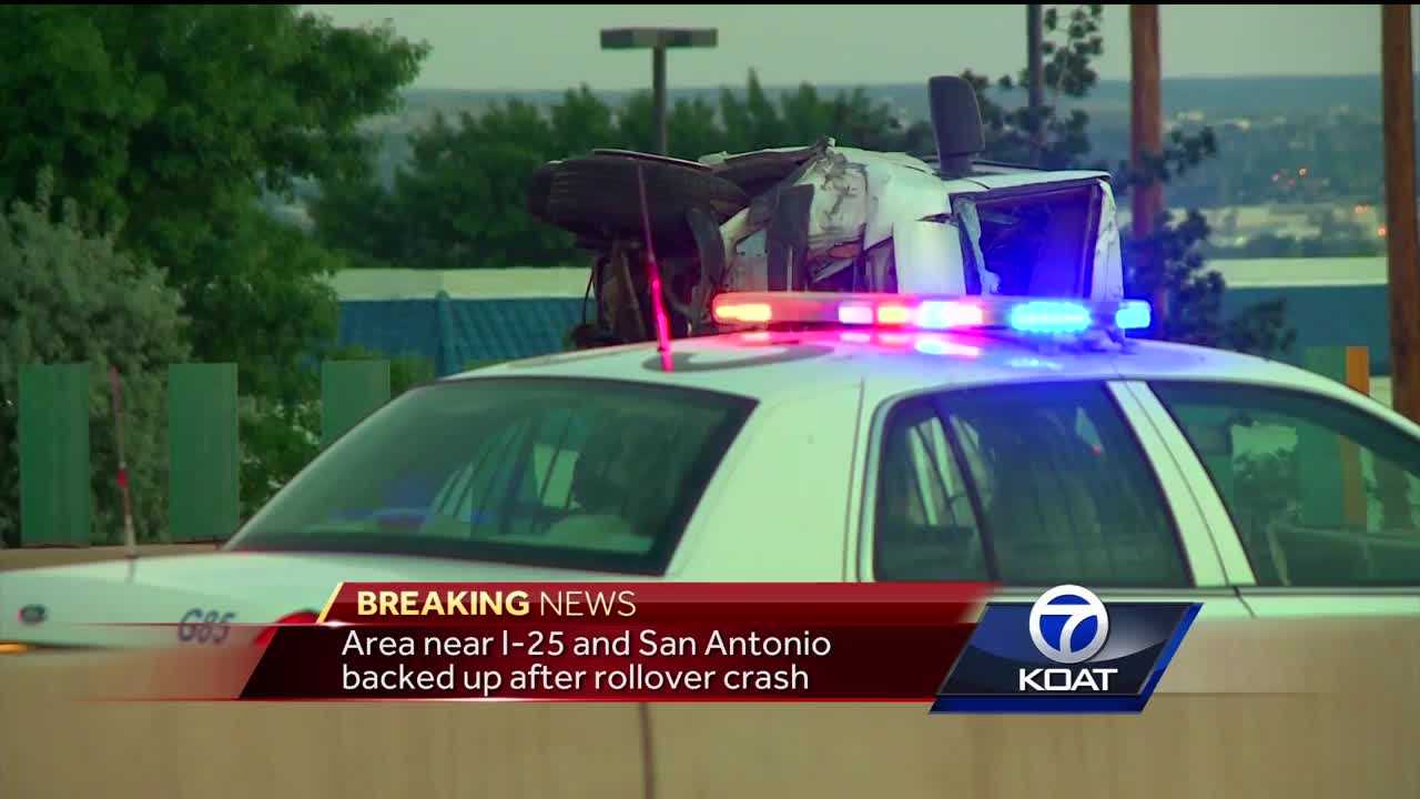 Interstate back open after rollover crash