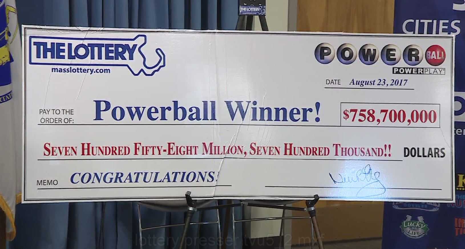 Winning $758M Powerball ticket sold in Massachusetts