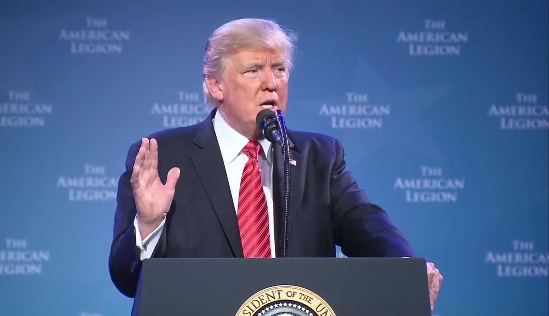 Trump calls for 'new unity' after heated campaign rally