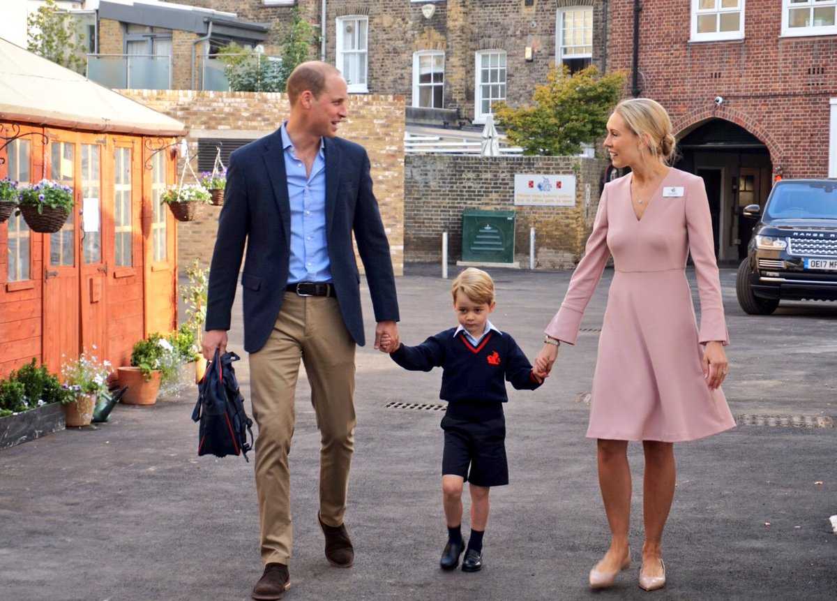 Here's how British royals marked their first days of school