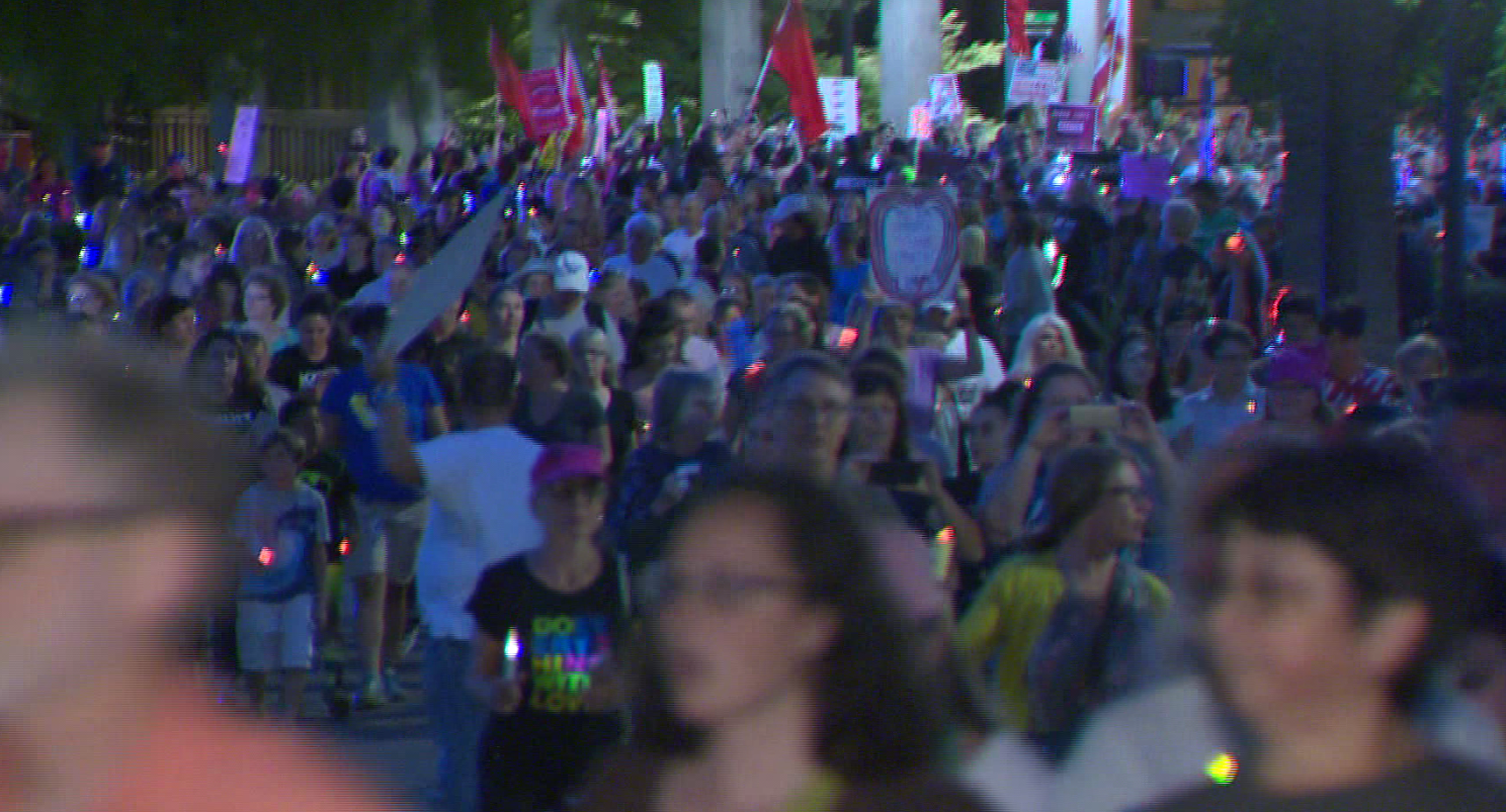 Hundreds rally in Sacramento after violence in Charlottesville