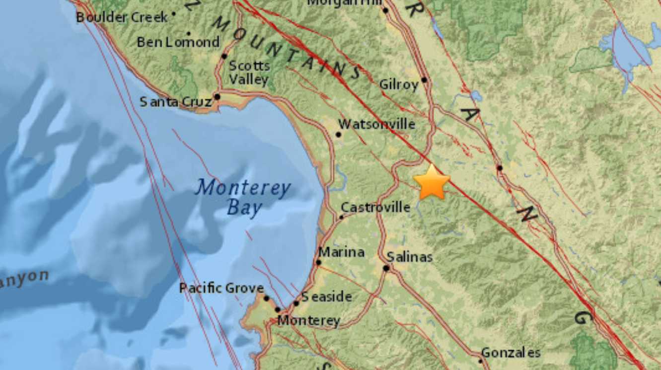 Magnitude 5.8 quake hits off northern California -USGS