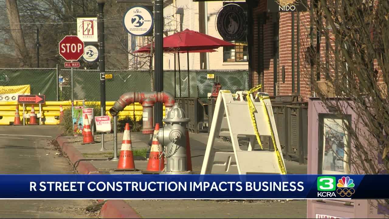 Months-long construction on R Street impacting businesses
