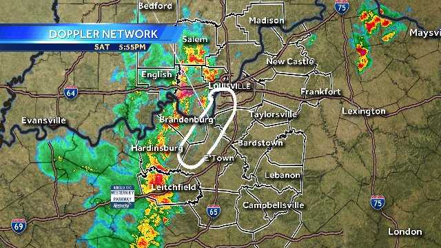 Severe weather in WLKY viewing area