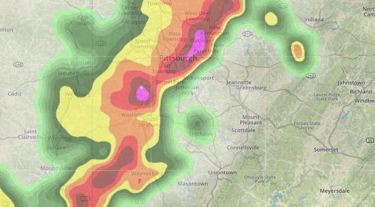 Severe thunderstorm warnings, watch in effect across Western Pa. area