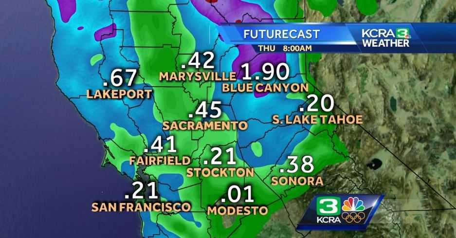 The rain is back: See when NorCal will get showers