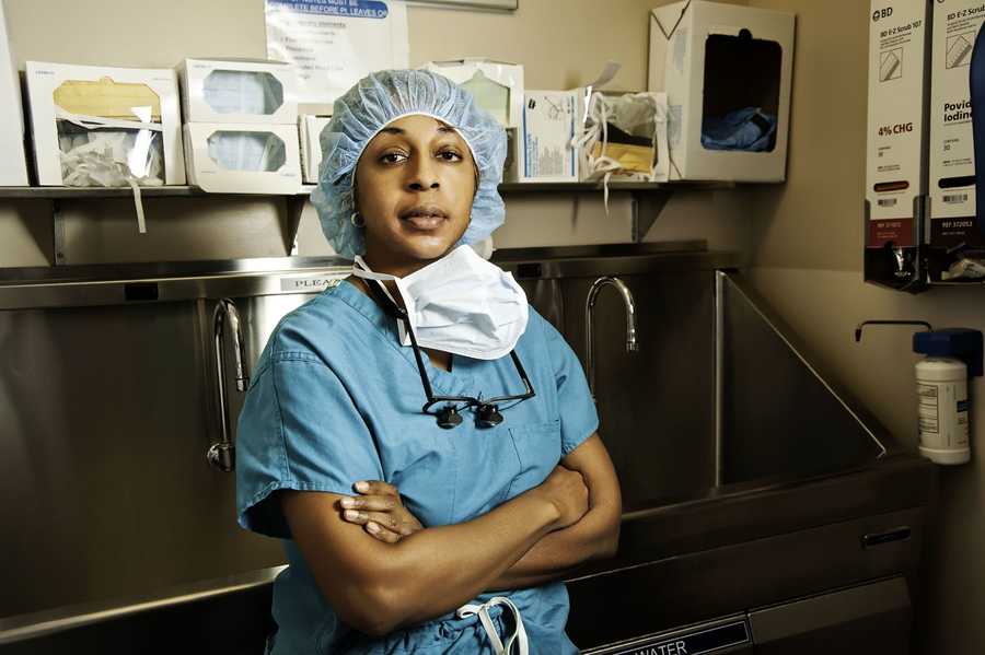 <p>Houston Methodist transplant surgeon Dr. Sherilyn Gordon-Burroughs</p>