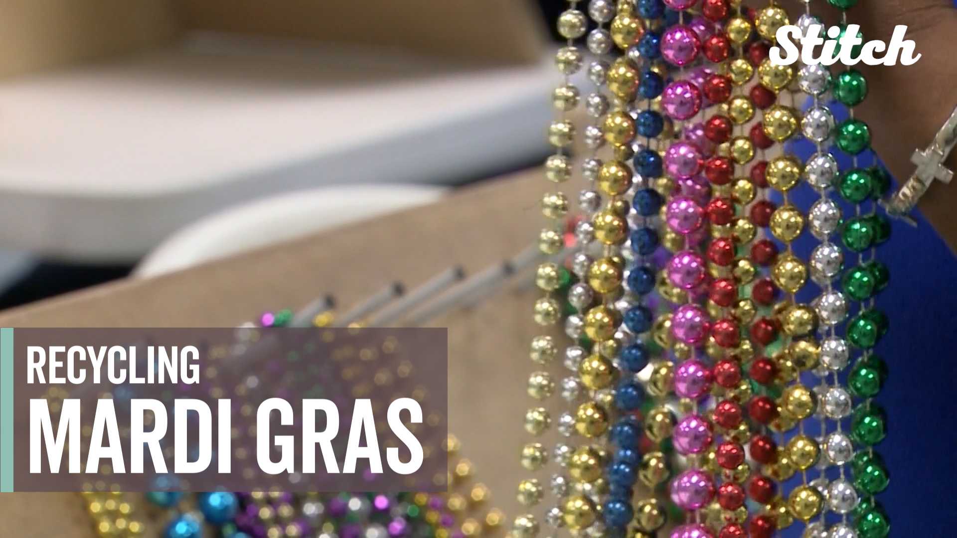 Nonprofit organization hires adults with disabilities, recycles Mardi Gras beads
