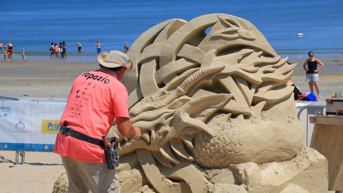 Photos: 2017 Revere Beach sand sculpting competition