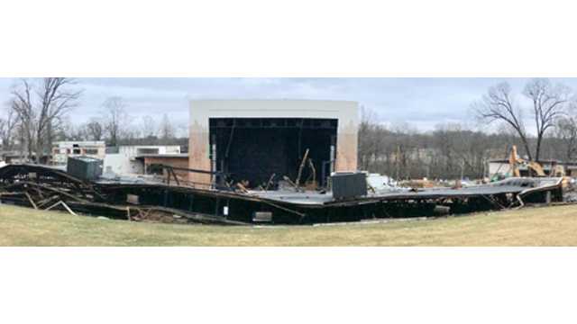 Merriweather Post Pavilion Roof Collapses During Renovation