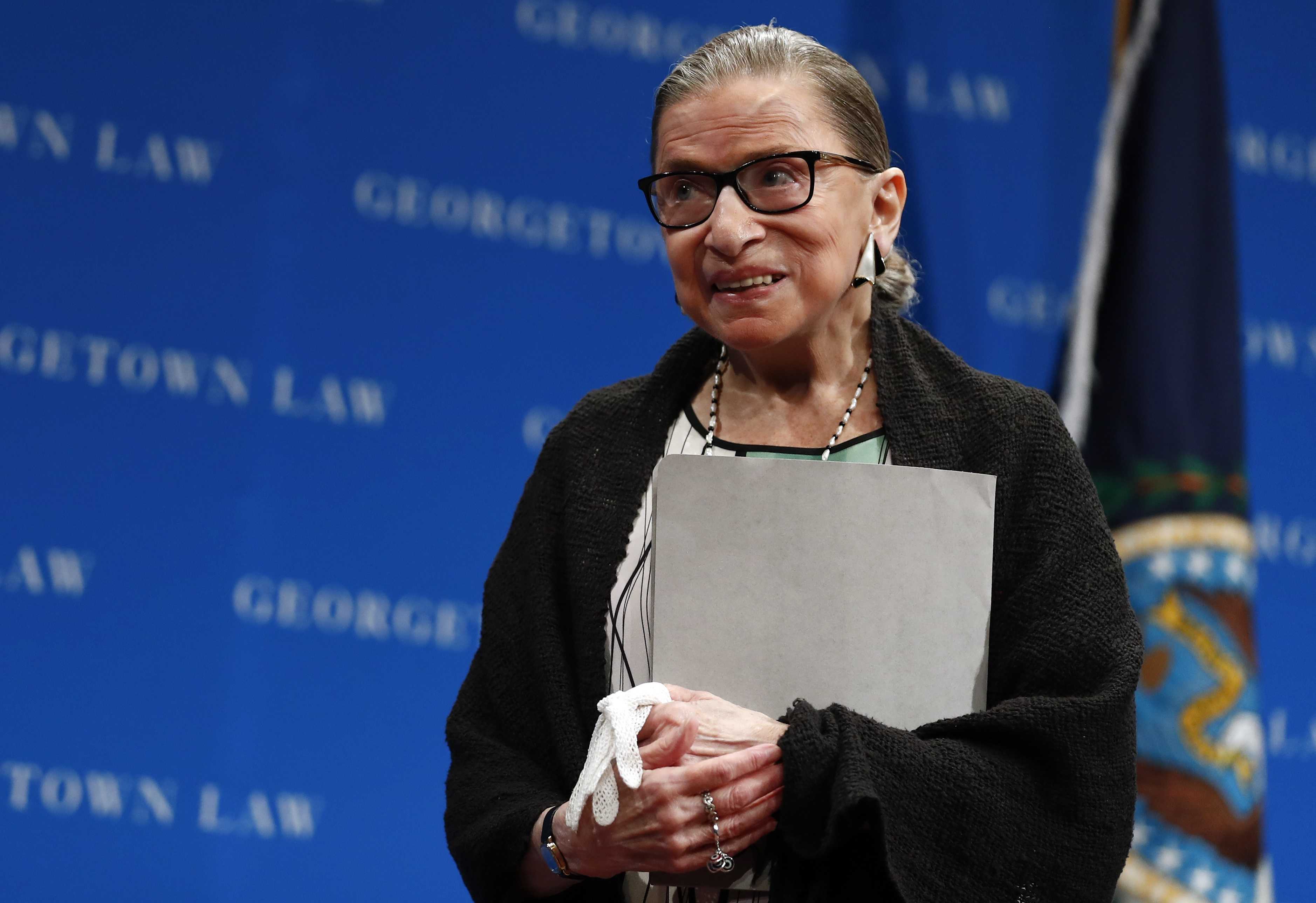 Justice Ginsburg, nearing 85, signals she won't retire soon