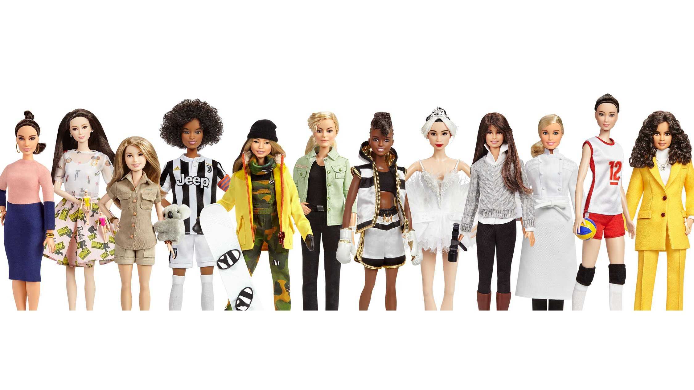 Barbie unveils dolls based on Amelia Earhart, Frida Kahlo, Katherine Johnson and Chloe Kim