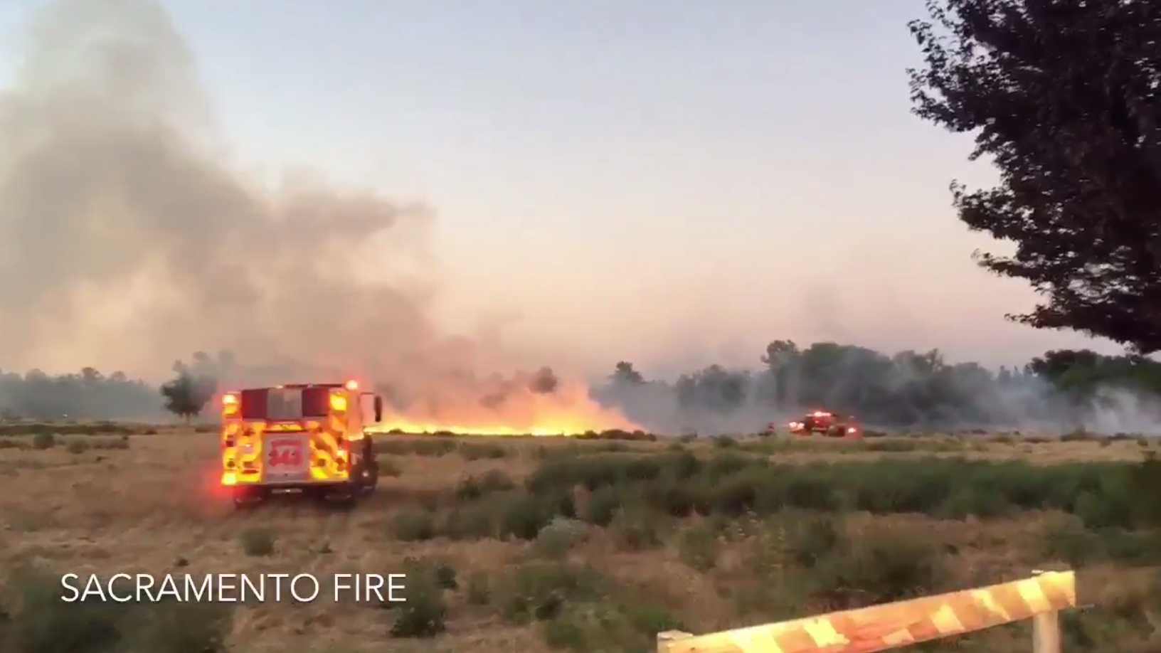 Crews battle 20+ fires across Sacramento within 3 hours