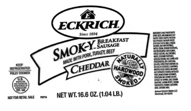 Distributor recalls nearly 50 tons of contaminated sausage