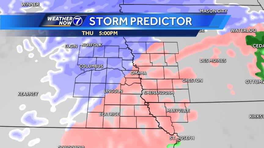 Ice, sleet, and snow late Thursday, and a winter storm Saturday