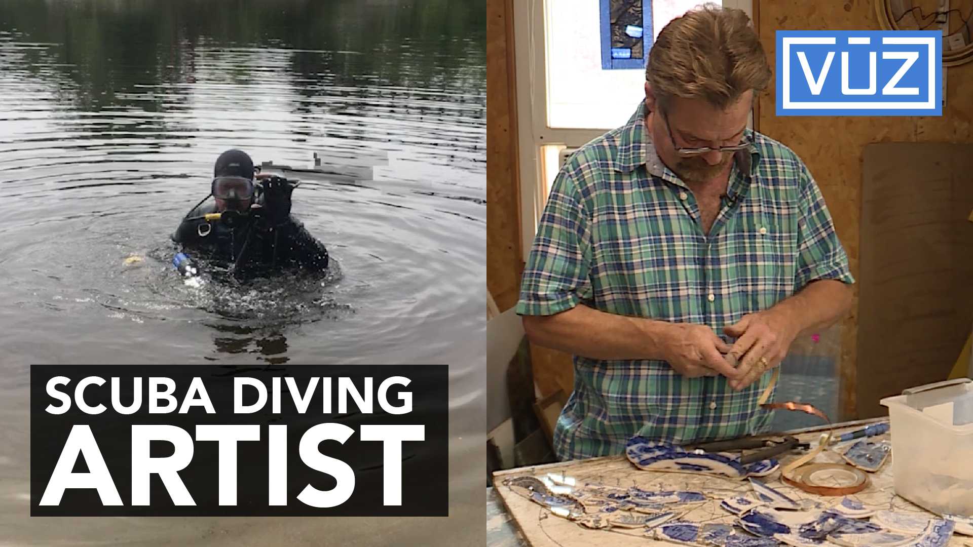 Man turns underwater artifacts into art