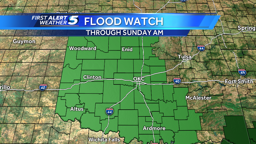 Flooding possible Saturday into Sunday