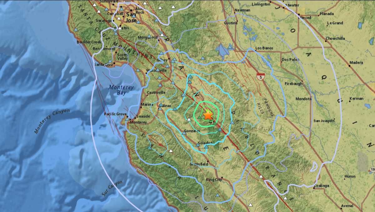 134 earthquakes in Monterey County since last week's 4.6 ...