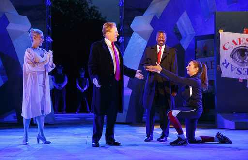 NYC theater refuses to buckle after Trump criticism