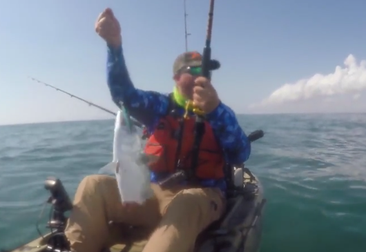 Shark Takes Chomp Out of Fisherman's Catch