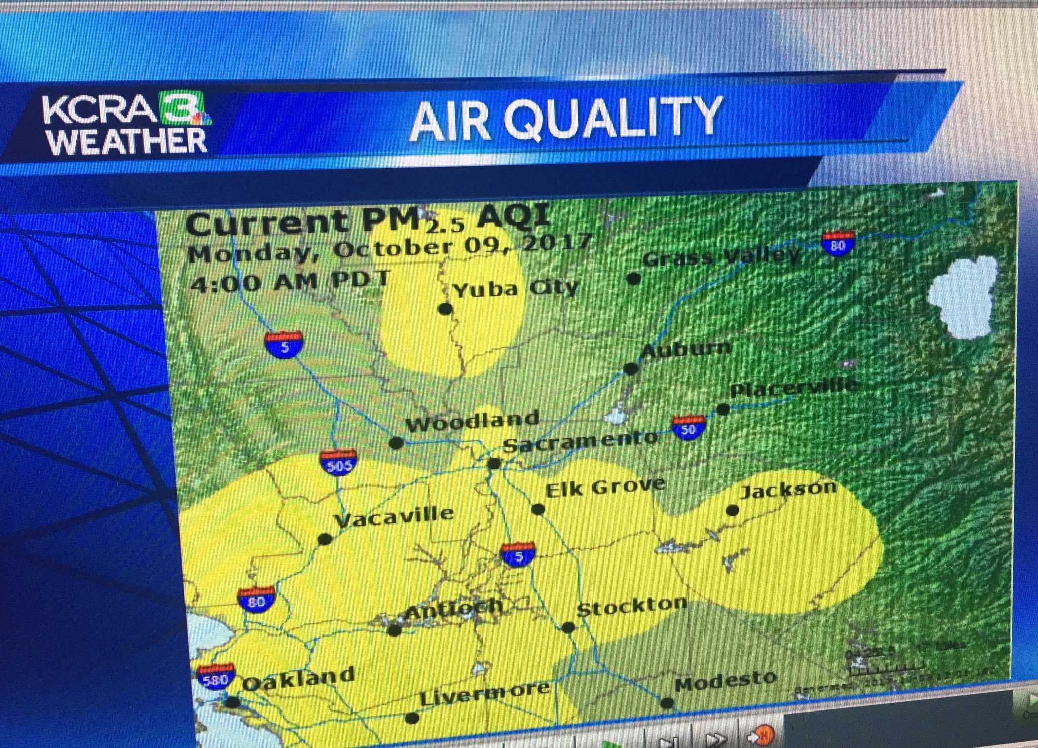 Smoke blankets Sacramento region