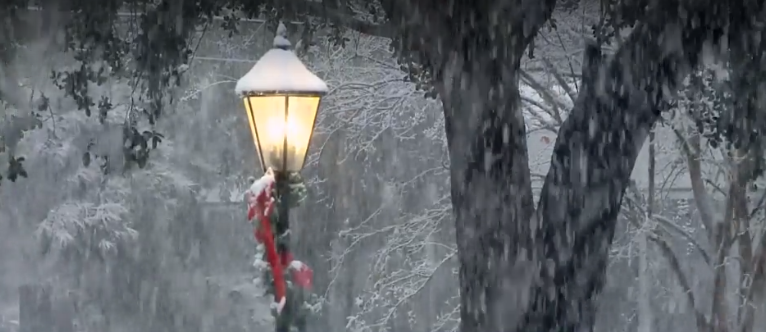 Rare snowfall blankets parts of the south