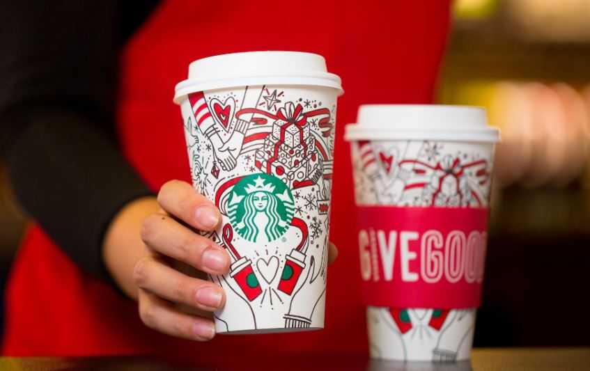 Starbucks' holiday cups are mostly DIY this year